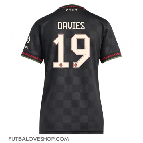 Dres Bayern Munich Alphonso Davies #19 Tretina pre Ženy 2025-26 Krátky Rukáv